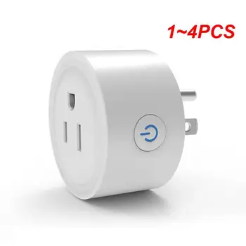 1~4PCS Tuya Smart Zásuvky wifi UK Plug realizuje Celý dom inteligencie prostredníctvom Rozbočovača gateway control Domov Alexa