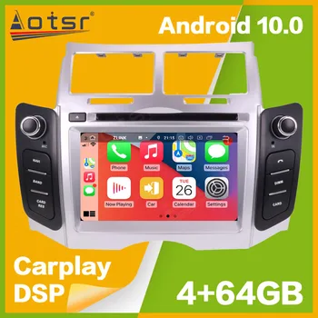 Android10 PX5/PX6 Auto Prehrávač, Navigácia Toyota Yaris 2005-2011 Auto Rádio magnetofón Multimediálny Prehrávač Vedúci Jednotky Carplay