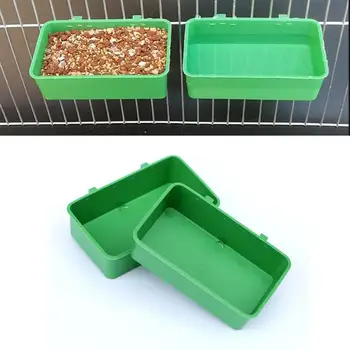 Jednoduchá Inštalácia Klietku Feeder Malý Vták Vaňa Box Bird Food Box Visí Kŕmenie Box Papagáj Vaňa Nevyhnutné pre Vtákov