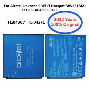 Pôvodné TLi043C7 TLi043F1 Batérie Telefónu Pre Alcatel Linkzone 2 Wi-Fi Hotspot MW43TM21 ee120 CAB4300004C1 Batérie Batérie
