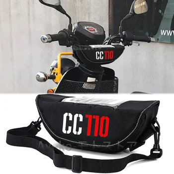 Motocykel rukoväť, taška navigáciu taška prachotesný vodotesný mobilný telefón taška Pre Honda Kríž Mláďa 110 CC110 Riadidlá skladovanie Taška