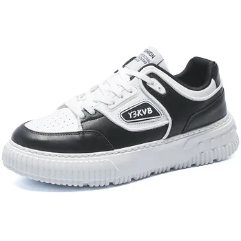 Jar, Jeseň Nový Návrhár Platforma Topánky pre Ženy kórejský Módne Čierne Biele Bežné Tenisky Mužov Zapatos De Hombre