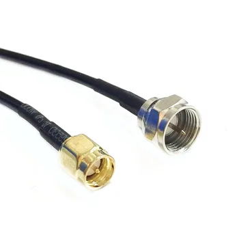 Modem Predlžovací Kábel SMA Samec Konektor Prepínač F Muž Plug RF Pigtail Konektor pre Kábel RG174 20 cm 8 cm Nového