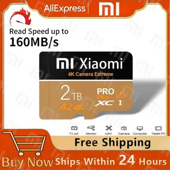 Xiao Micro TF Karta SD, Mini SD Class10 2TB 1 TB Extreme Pro Vysokej Rýchlosti Napísať, Super Kompatibilita Fotoaparát Telefónu Meomory Karty