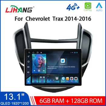 LJHANG Android 13 Auto Multimediálny Prehrávač Pre Chevrolet TRAX 2014 2015 2016 13.1 Palcov autorádia GPS Video vodičov Stereo
