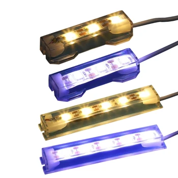 H7EA WarmCold Svetlo USB LED Pásy Svetla pre Betta Ryby Fascinujúce Akvárium Svieti