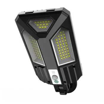 Slnečné Svetlo Vonkajšie 384 LED Nástenné Svietidlo s Nastaviteľnou Hlavy Bezpečnostné LED Flood Light IP65 Vodeodolný s 3 Pracovné Režimy