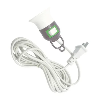 Lampa Base Držiak, Napájací Kábel, Kábel S vypínačom US/EU Plug Visí Prívesok LED Svietidlo Žiarovka Pätica Kábel Adaptéra