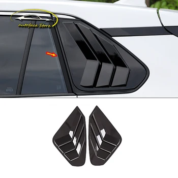 Vysoko Kvalitný ABS Plast Zadné Okno Trojuholník Okenice Kryt Výbava Nálepka Pre Toyota RAV4 2019 2020 auto príslušenstvo styling 2ks