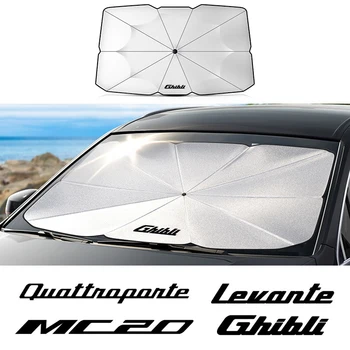 Slnečník čelného skla Dáždnik Auto Predné Tieňovanie Pre Maserati Quattroporte Ghibli Levante MC20 Auto Interiérové Doplnky