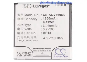 Cameron Čínsko Kvalitné Batérie AP18 pre Acer Liquid E1, Liquid E1 Dou, V360
