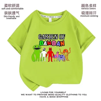 Garten z Banban-Krátke rukávy T-shirt detské Kreslené Bavlna Vrchole Letné Módne Oblečenie, Detské Módne Pol-rukáv Trendy