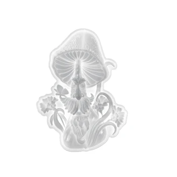 1 KS DIY Húb Človekom Ornament Silikónové Formy Crystal Epoxidové Živice Remeselné Casting Mold Ručné Domáce Dekorácie Plavidlá