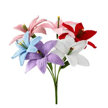 Simulované Kvet 3D Kvet Záložku Knihy Page Marker Kvetinu, Knihu Klip Pletieme Kvet Záložku Knihy Paginator