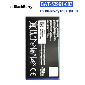 BAT-52961-003 Nové Náhradné Batérie Pre BlackBerry Q10 NX1 2100mAh Mobilný Telefón