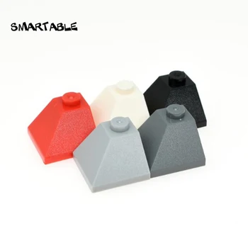 Smartable Sklon 45 2 x 2 Dvojlôžkové Vypuklé Stavebné Bloky Diely, Hračky Pre Deti, Tvorivé Kompatibilné Všetkých Značiek 3045 60pcs/veľa