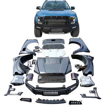 Auto Predný Nárazník Facelift Široký Konverzie Bodykit pre Ford Ranger Upgrade F150 pre Raptor 2012 2019