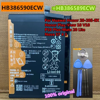 Nové HB386590ECW Batériu pre Huawei Honor 20 20 Hrať 8X Zobraziť 10 Nova 3/4/5T Mate 20 Lite P10 Plus YAL-AL00 TL00 YAL-L21 YAL-L61