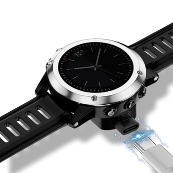 Typ-C Nabíjacej Základne 5V Prenosný Adaptér pre Marq2 Série Smartwatch