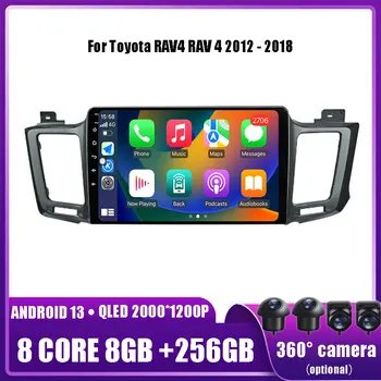 Android 13 Pre Toyota RAV4 RAV 4 2012 - 2018 Auto Rádio Carplay 4G WIFI Auto Multimediálnu GPS Navigáciu ŽIADNE DVD