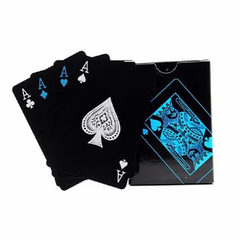 Viacfarebná Plastové Hracie Karty Veľkoobchod Nosenie-odolný a Trvanlivý Pplastic PVC Wwaterproof Magic Poker Darček Kolekcie