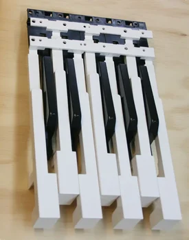 Pre Korg SP170 SP-170 Black White Piano Kláves Klávesnice Časť Používané