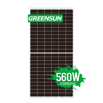 Greensun 560W 550W 540W Monokryštalické Solárny Panel pre Domáce Systému s Full Certifikáty