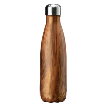 Darček izolované pohár Chaopai športová fľaša na vodu 304 nerezovej ocele tvorivé póry dreva cola fľaše Trend základné