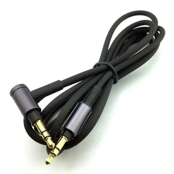 Pre Sony WH-1000 XM2 XM3 XM4 H900N H800 pre Slúchadlá, 3.5 mm Audio Kábel, 1,5 M/4.9 Ft Dlho (Black Bez Mikrofónu)