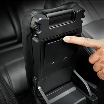 Pre Honda Civic 2017-2021 ABS Black Car Center Control Opierkou Box Skrytý Úložný Box ochrany Osobných údajov Úložný Box Auto Príslušenstvo