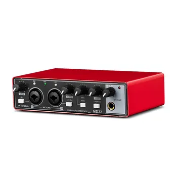 USB Audio Rozhranie Zvukovej Karty S Monitorom a Miešanie Konzoly Moc Zvuk Mixér AMP pre Gitarista, Vokalista Podcaster Alebo Výrobca