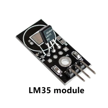 Analógový snímač teploty LM35D LM35 modul Elektronických stavebným Smart auto