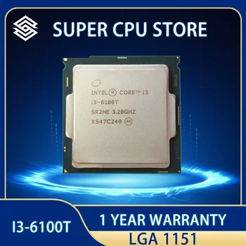 Intel Core i3-6100T i3 6100T CPU Processor 3M 35W 3.2 GHz Dual-Core Quad-Niť LGA 1151
