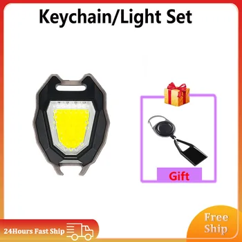 2023 Multifunkčné Mini Keychain Svetlo Zvýrazniť KLASU Pracovné Svetlo Prenosné USB Opravy Svetlo Núdzového Outdoor Camping Svetlo