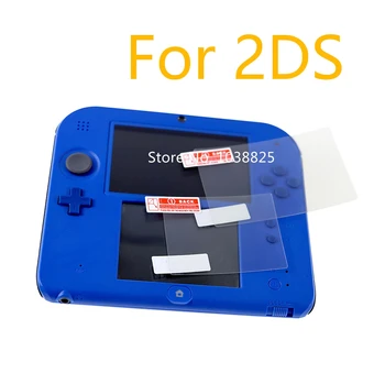 1set Plastové Jasné Ochranný Film Displeja krytu Chránič Pre Nintendo 2DS Hornej Dolnej časti LCD Screen Protector film Stráže pre 2DS