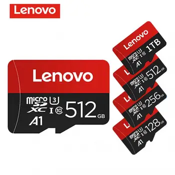 100% Originálne Lenovo 1 TB Micro SD Kartu Class 10 TF Karta 256 GB 512 gb diskom 128GB Až 30MB/s, Pamäťová Karta Pre Telefón, Tabliet Flash Karty