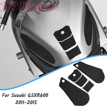 GSXR 600 Tank Pad Chránič Pre Suzuki GSXR600 GSX-R600 2011-2015 Motocykel Nálepky Odtlačkový plynné Palivo Koleno Uchytenie Trakcie Strane Pad