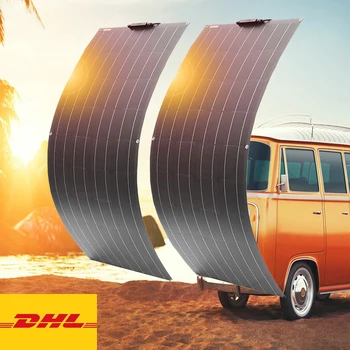 solárny panel 12v auta kompletné 280w 200w flexibilné fotovoltaického panelu systému domácej auto camper RV nabíjačka EÚ RU USA sklade