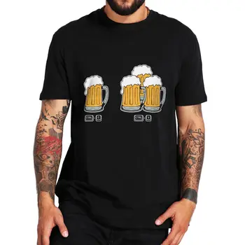 Jedno Pivo, Pivo T Shirt Zábavné Pitnej Milovníkov Otec Priateľ Dar Tee Topy 100% Bavlna Unisex Bežné T-shirts EÚ Veľkosť