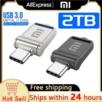 Xiao High Speed USB Flash Disky 2tb 1 tb Memory Stick Usb 3.0 Pero Disku 512 gb diskom 256 gb 128 gb Kovové USB Disku kl ' úč Pre Pc