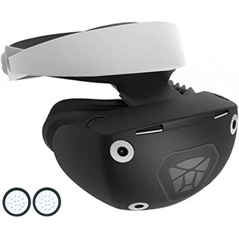 Silikónový Ochranný Kryt pre PS VR2,Kompatibilný s PS VR2 VR Headset Prilby Ochranné púzdro s Kryt Objektívu