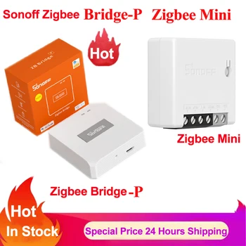 Sonoff Zigbee Most Zigbee PRO 3.0 Bránou Hub ZBMini Smart DIY Zigbee Prepínač Smart Home Diaľkové Ovládanie Hlasom Spínač Časovač