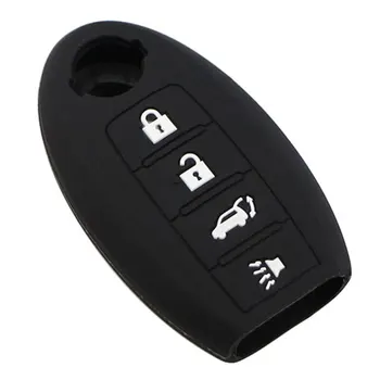 Silikónové Auto príveskom, Ochranný Kryt, Prípade na Nissan X-Trail Qashqai Kocka krčma pri ceste Pathfinder TIIDA Murano Rouge Naopak Smart Key