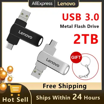Lenovo 1 TB 2TB Usb Flash Disky 128GB Extrémne USB 3.0 512 gb diskom Kreatívne Pero Disk Zálohovanie Dát na Usb Pamäť 256 GB Darček Micro Usb Stick