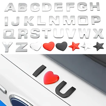 3D Kov Chróm Písmená Kufri DIY Logo Čísla Nálepky Odznak Pre Acura ILX TLX RDX MDX CDX RLX ZDX TSX CSX TL RL Príslušenstvo