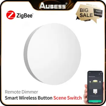 10pcs Tuya ZigBee Tlačidlo Scény Prepínač Multi-scény Prepojenie Smart Switch Batérie Powered Automatizácia Práce Pomocou Inteligentného Života APP