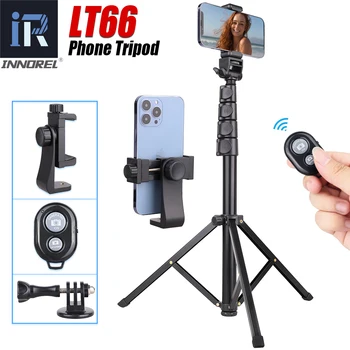 INNOREL LT66 Mobilný Telefón Statív Selfie Držať Telefón s Klip, pre iPhone Android Fotoaparát pre Video Nahrávanie/Live-Stream/Vlogging