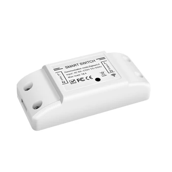 16A Smart Switch Module On/Off Smart Istič Pre Svetlo A Ventilátor APLIKÁCIU Diaľkové Ovládanie Práce S Asistent Alexa
