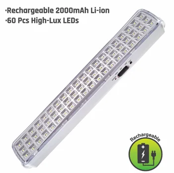Výpadok LED Núdzové Svetlo Prenosné Stenu Nabíjateľná Automatické Svietidlo Pracovné Svetlo Batérie, Žiarovky Pre Domáce