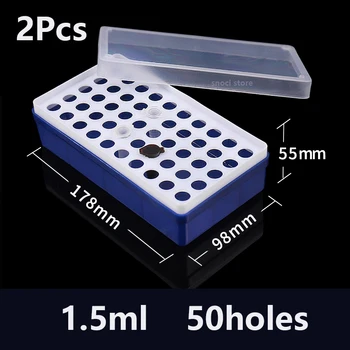 Plastový Rámček Pre 1,5 ml Micro Odstredivky Trubice Skúmavky, Stojan Držiak Boxy 50-dobre Lab odstredivé rúry úložný box PCR skúmavky box